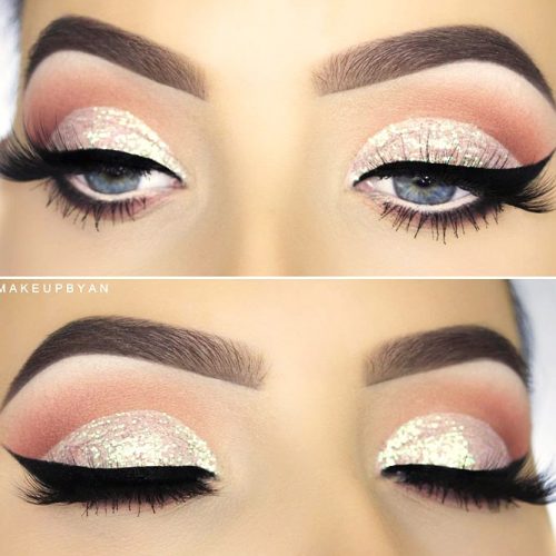Glitter Eyeshadow For Sparkly Dramatic Makeup picture 3