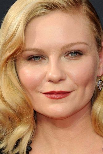 Kirsten Dunst With Round Face Shape #roundface 